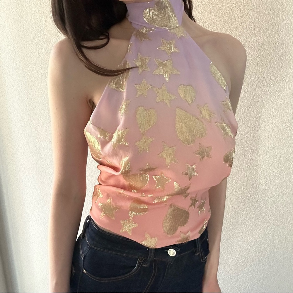 LoveShackFancy Boca Halter Top